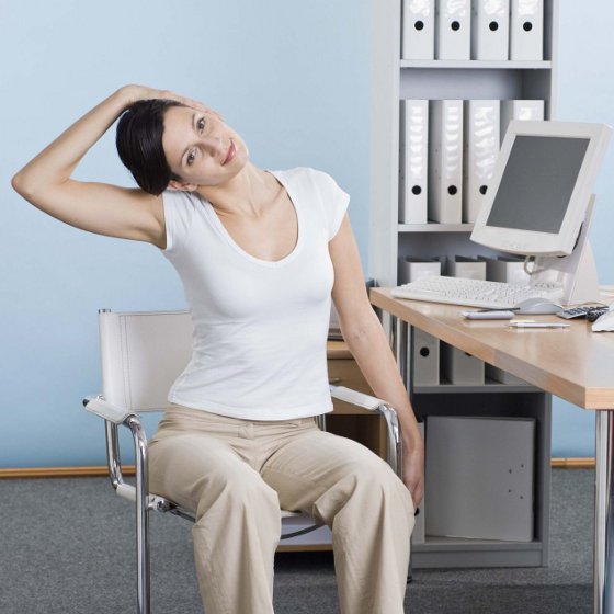 desk yoga